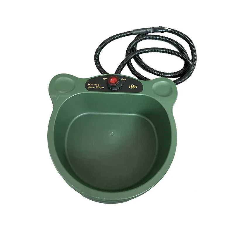 Pet Supplies Outdoor Heating Bowl Cat and Dog Food Plate Water Bowl