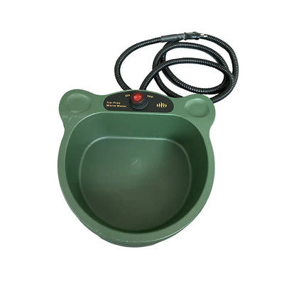 Pet Supplies Outdoor Heating Bowl Cat and Dog Food Plate Water Bowl