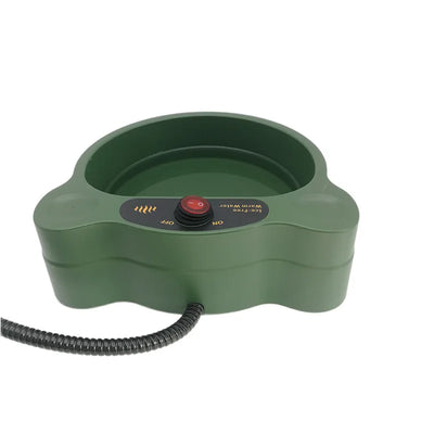 Pet Supplies Outdoor Heating Bowl Cat and Dog Food Plate Water Bowl