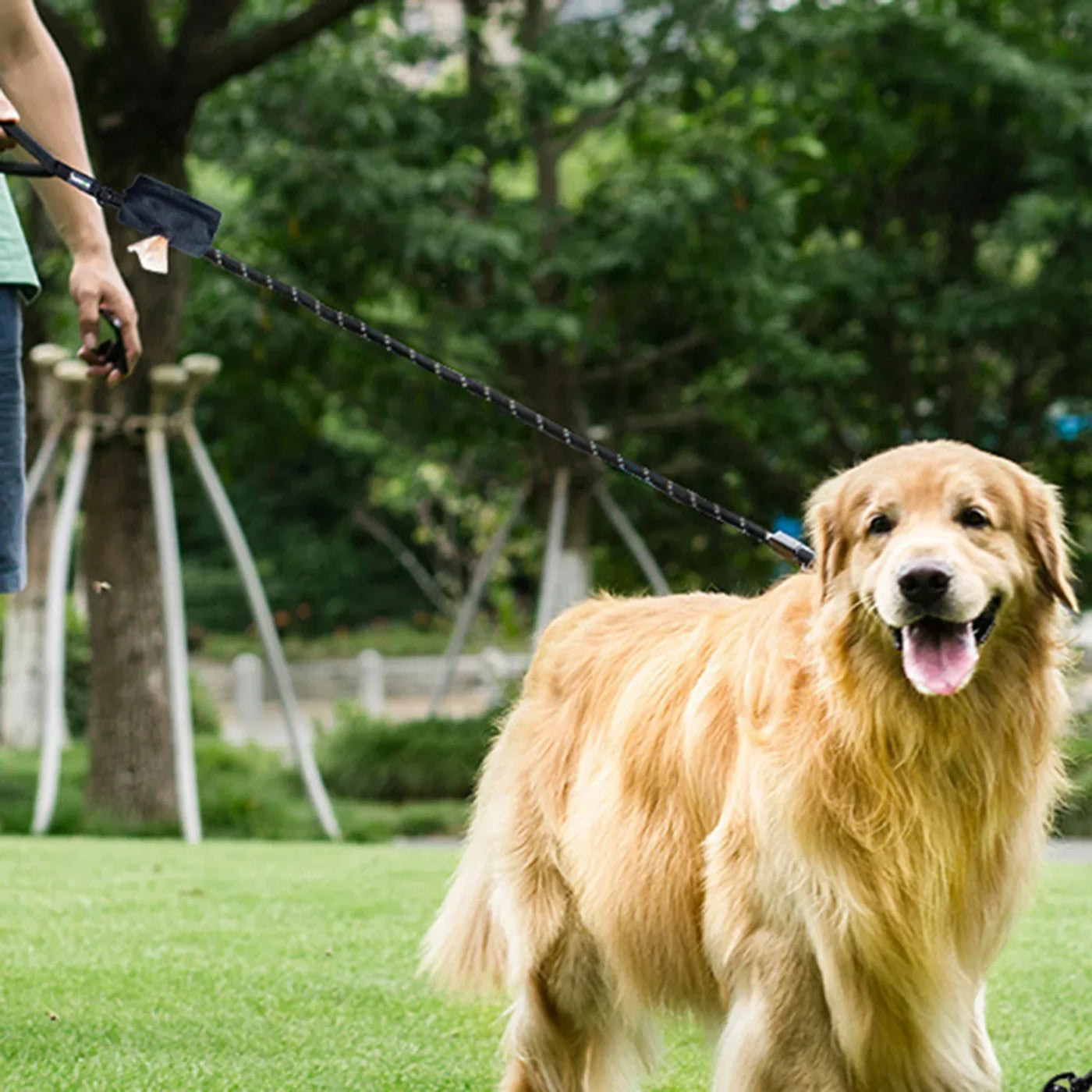 Dog Excrement Trash Container Space-Saving Poop Bag Holder for Walking