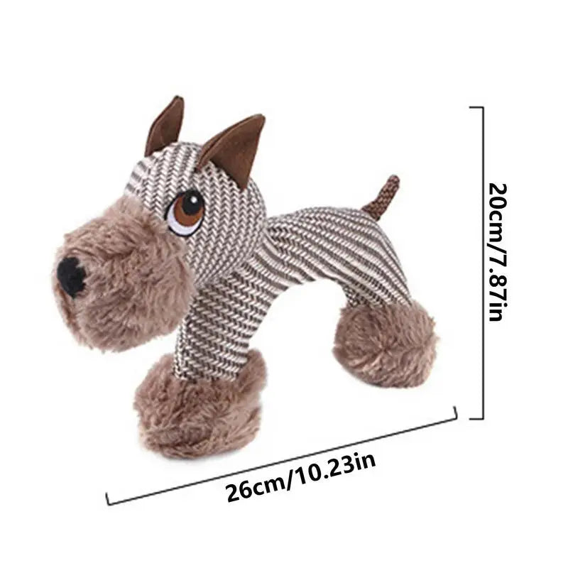 Dog Stuffed Animals Chew Toy Cute Small Squeak Pet Interactive Toy