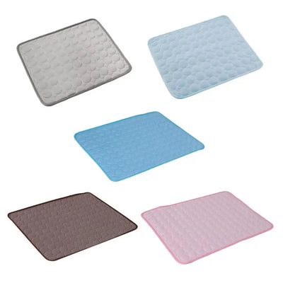 Soft Pet Cooling Mat Indoor Outdoor Ice Silk Dog Cat Cool Pad Cushion Pads