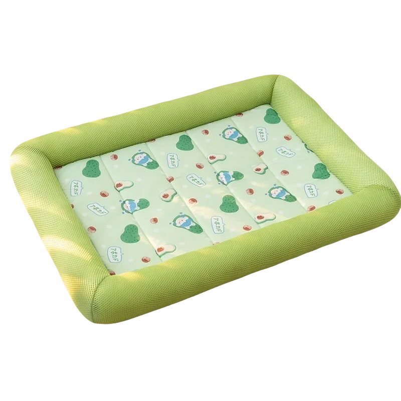 Spring and Summer Cooling Pet Cats Mat Ice Pad Dog Sleeping Square Mats For Dogs Cats Pet Kennel Top Quality Cool Cold Pet Bed