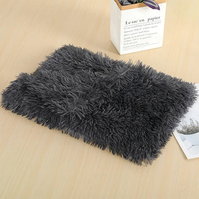 Soft Pet Blanket Mat Warm Dog Cat Sleeping Bed Mats Kennel Washable Long Plush Dogs Blankets Cover Thicken Cushion