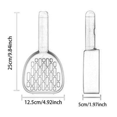 Cat Litter Scoop Portable Deep Sifting Pet Cleaning Tools Kitty Scooper Scooper for Puppy Bunny Rabbits Pets Supplies Kittens