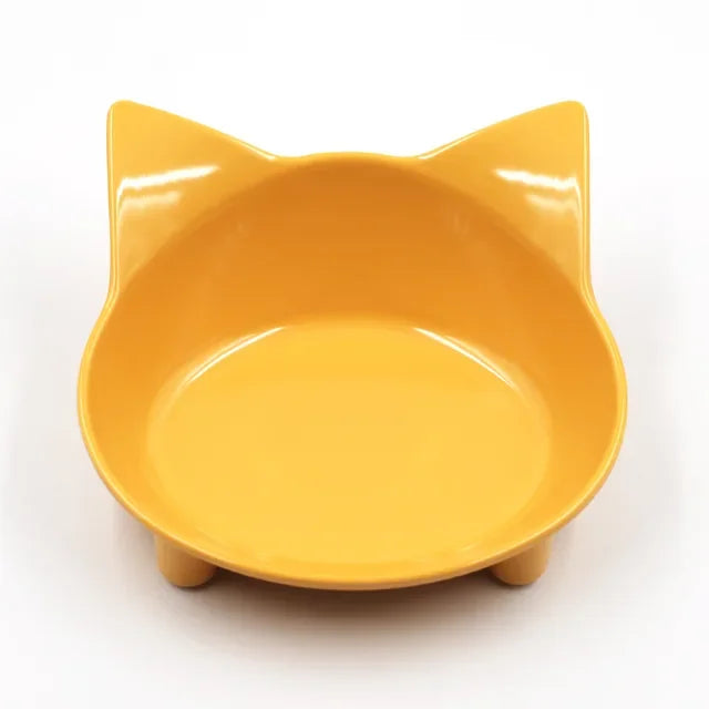 Non-Slip Cat Food Bowl Dog Plate Shallow Pet Feeding Bowl for Cats