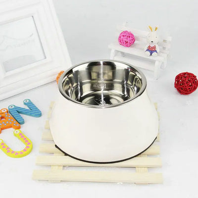 Stainless Steel Cat and Dog Food Bowls Non-Slip Pet Feeding Dish 