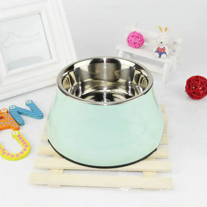 Stainless Steel Cat and Dog Food Bowls Non-Slip Pet Feeding Dish 