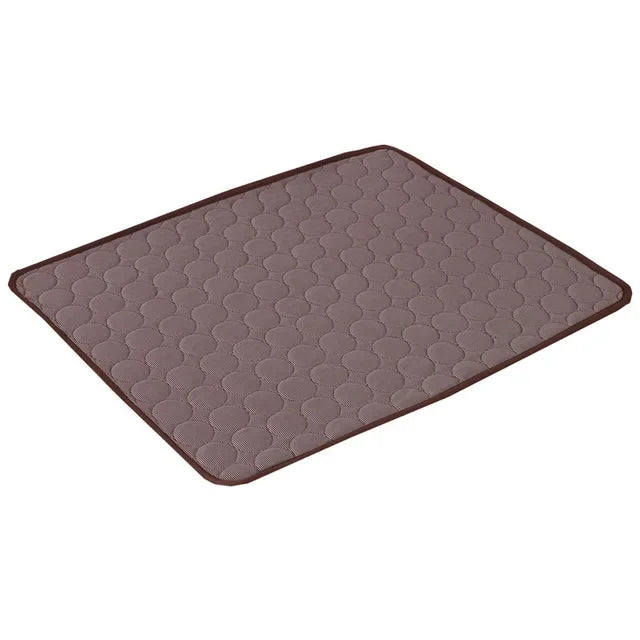 Dog Cooling Mat Summer Pad Mat For Dogs Cat Breathable Blanket Cat Ice Pads Washable Sofa Breathable Pet Dog Bed Pet Mats Puppy