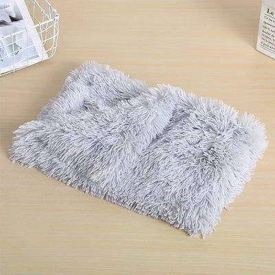 Soft Pet Blanket Mat Warm Dog Cat Sleeping Bed Mats Kennel Washable Long Plush Dogs Blankets Cover Thicken Cushion