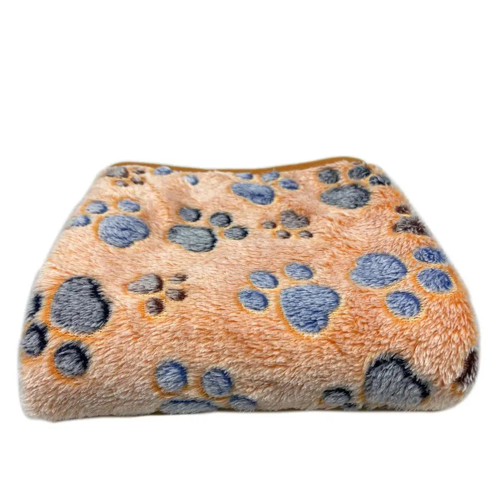 3 Sizes Cute Warm Pet Bed Mat Cover Towel Handcrafted Cat Dog Fleece Soft Blanket for Small Medium Large dogs Puppy Pet Supplies