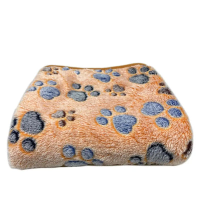 3 Sizes Cute Warm Pet Bed Mat Cover Towel Handcrafted Cat Dog Fleece Soft Blanket for Small Medium Large dogs Puppy Pet Supplies