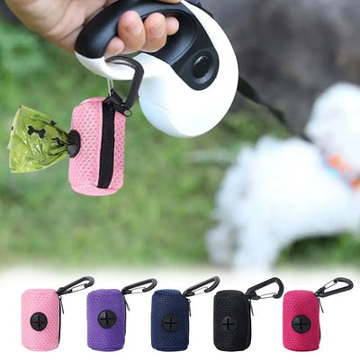 Dog Poop Bag Dispenser Hanging Dog Poop Bag Holder for Walking Pets