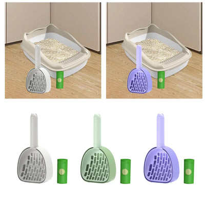 Cat Litter Scoop Portable Deep Sifting Pet Cleaning Tools Kitty Scooper Scooper for Puppy Bunny Rabbits Pets Supplies Kittens