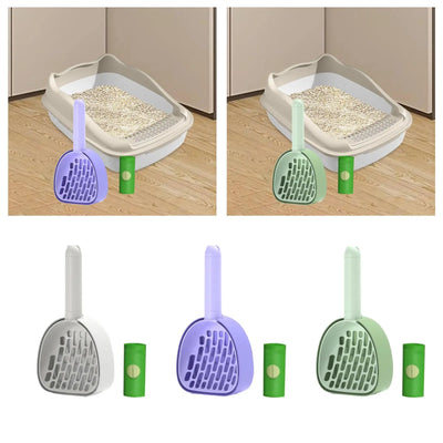 Cat Litter Scoop Portable Deep Sifting Pet Cleaning Tools Kitty Scooper Scooper for Puppy Bunny Rabbits Pets Supplies Kittens