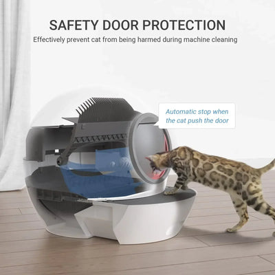 Artificial Shove Automatics Self Cleaning Litter Box with App Controls