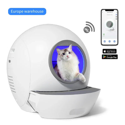 Artificial Shove Automatics Self Cleaning Litter Box with App Controls