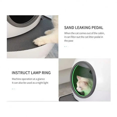 APP Control Self Cleaning  Smart Self Cleaning Litter Box For Cats Automatic Cat Toilet Litter Box