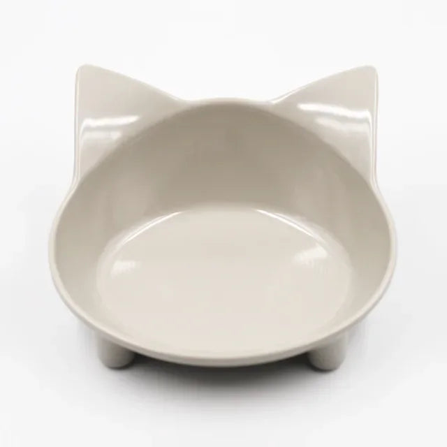 Non-Slip Cat Food Bowl Dog Plate Shallow Pet Feeding Bowl for Cats