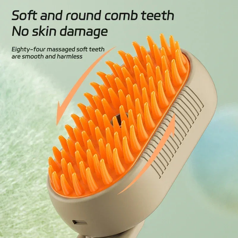 Cat & Dog Pet Spray Massage Comb One Key Spray Anti-Fly Comb Bath Brush Hair Removal Pet Supplies