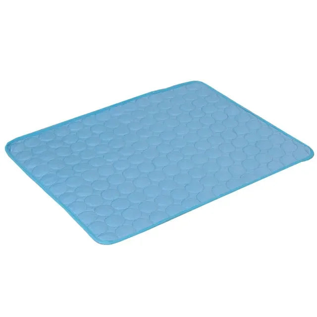 Dog Cooling Mat Summer Pad Mat For Dogs Cat Breathable Blanket Cat Ice Pads Washable Sofa Breathable Pet Dog Bed Pet Mats Puppy